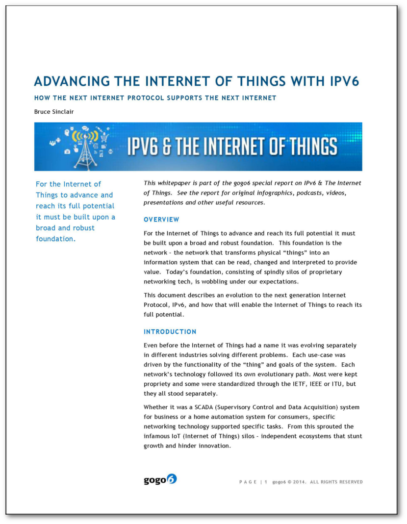 IPv6 Whitepaper