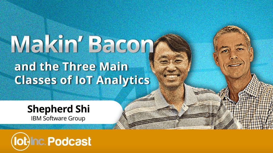 Three Main Classes of Internet of Things Data Analytics