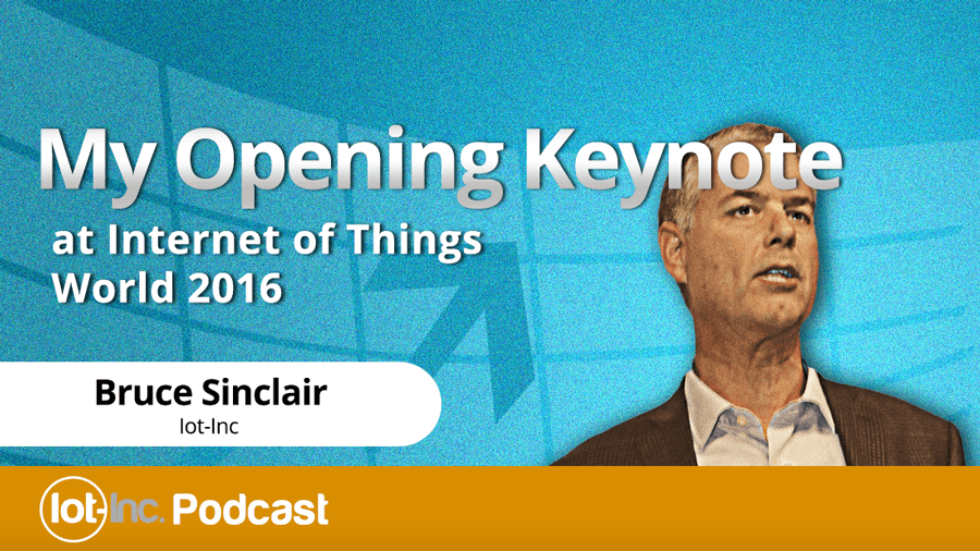 my opening keynote at internet of things world 2016 image