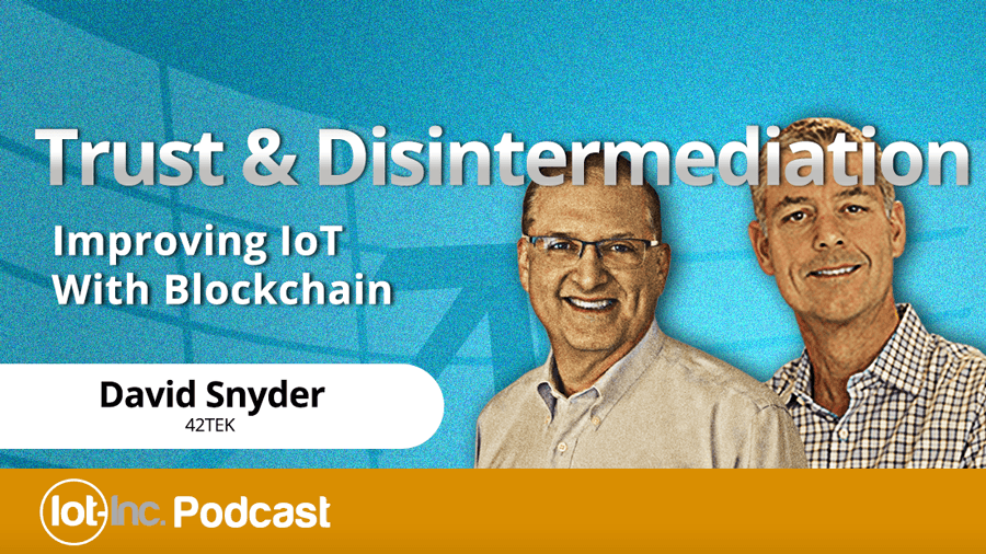 trust & disintermediation improving iot with blockchain image